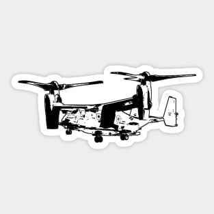 Bell Boeing V-22 Osprey - Black Design Sticker